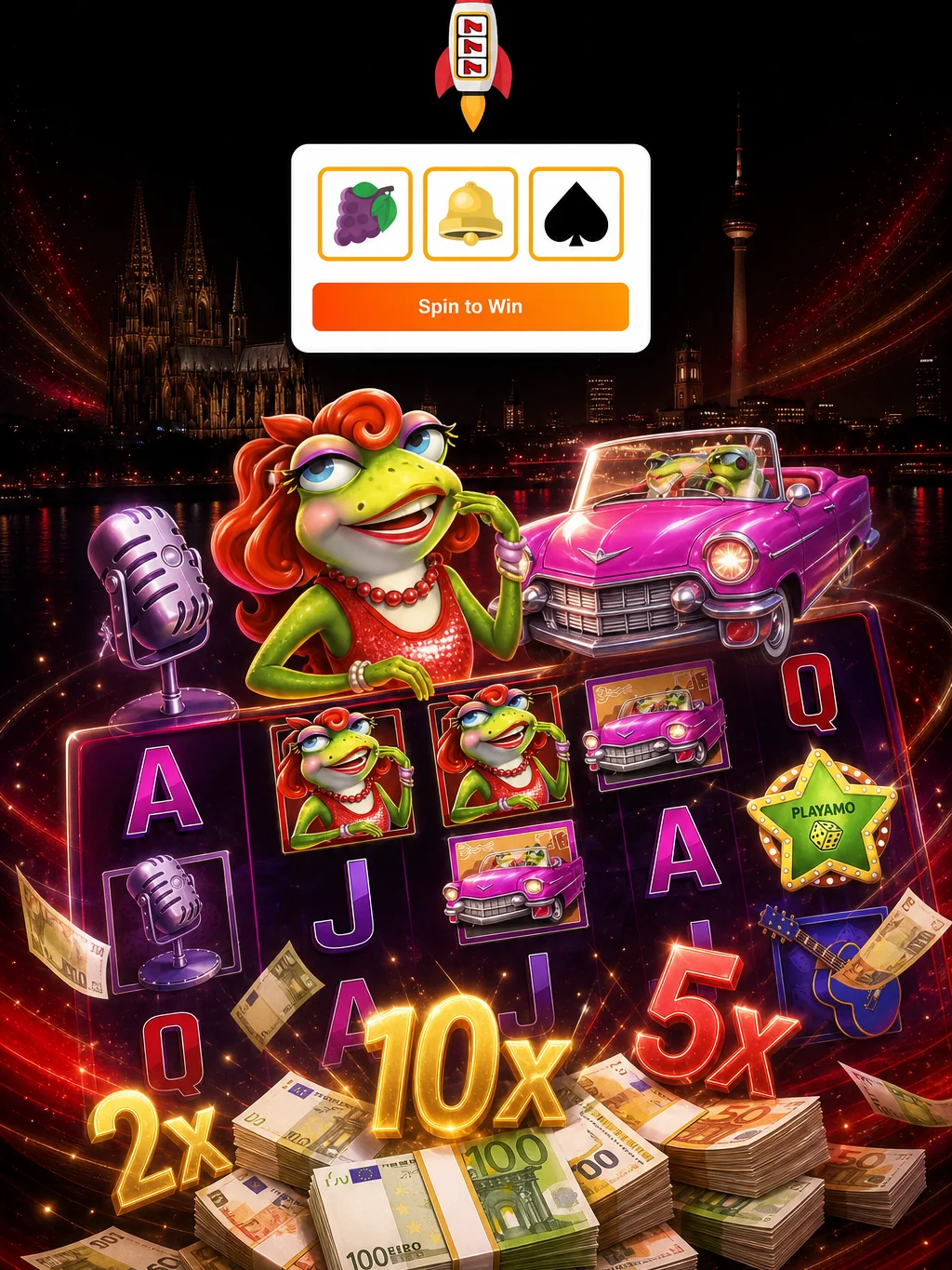 Elvis Frog Vegas